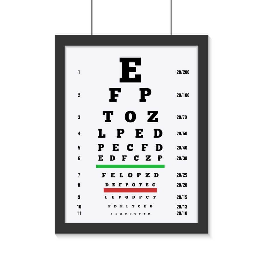vision test chart image by Freepik
