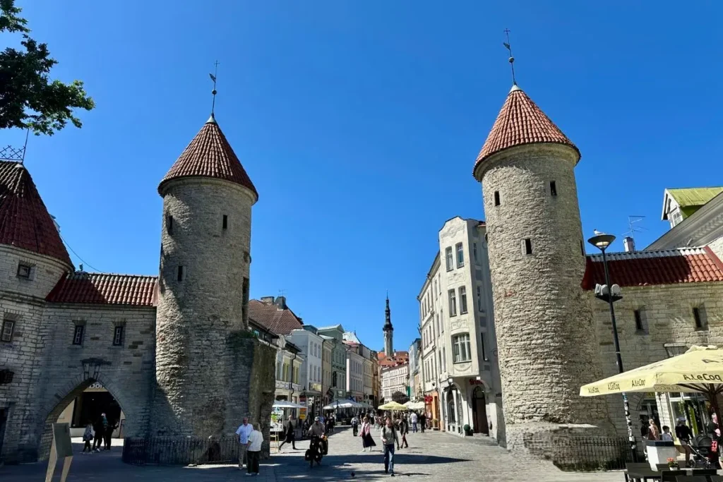 에스토니아 탈린 구시가지로 들어가는 성문